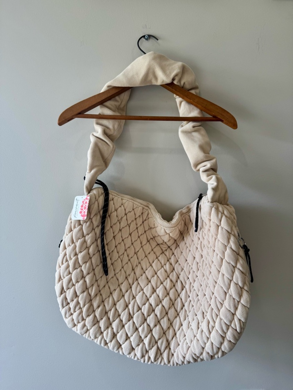 NWT Free People Movement Pucker Up Fleece Carryall Bag
